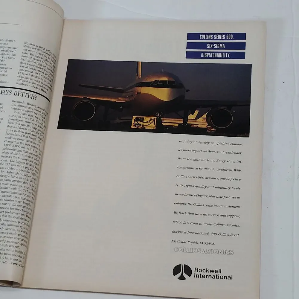 Air Transport World Magazine - Feb 1993 - British Airways Tailfin Cover